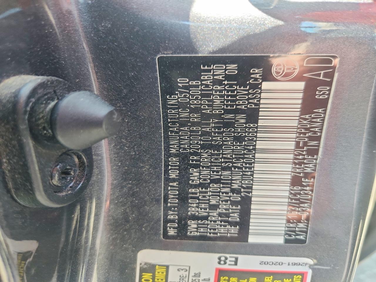 Toyota Corolla Le