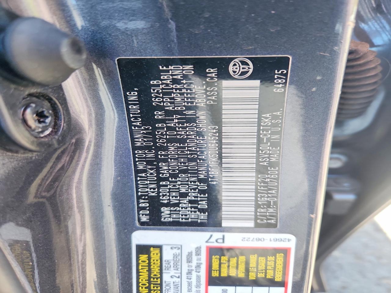 Toyota Camry Se