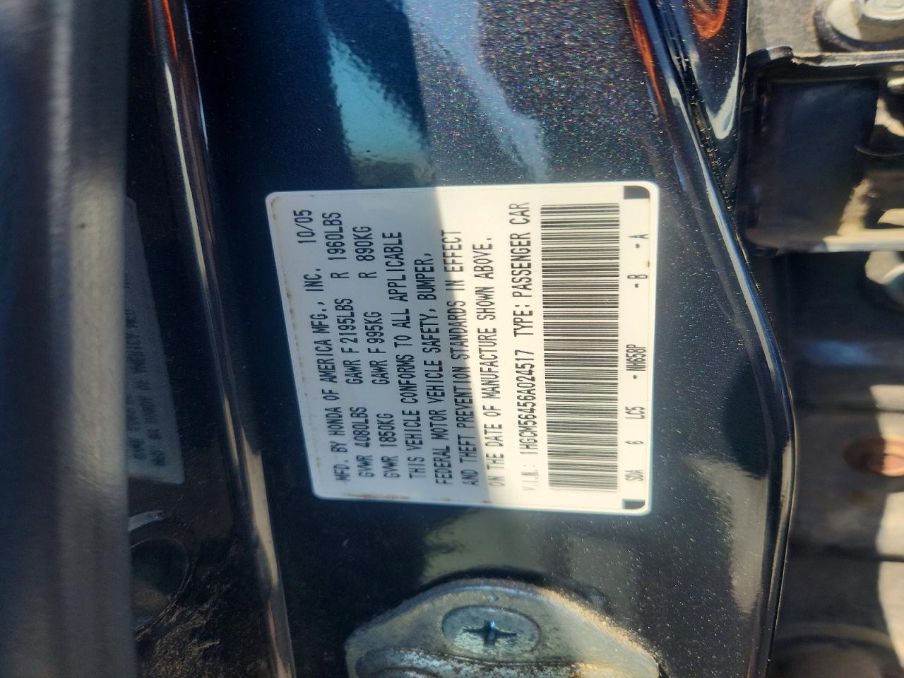 Honda Accord Lx