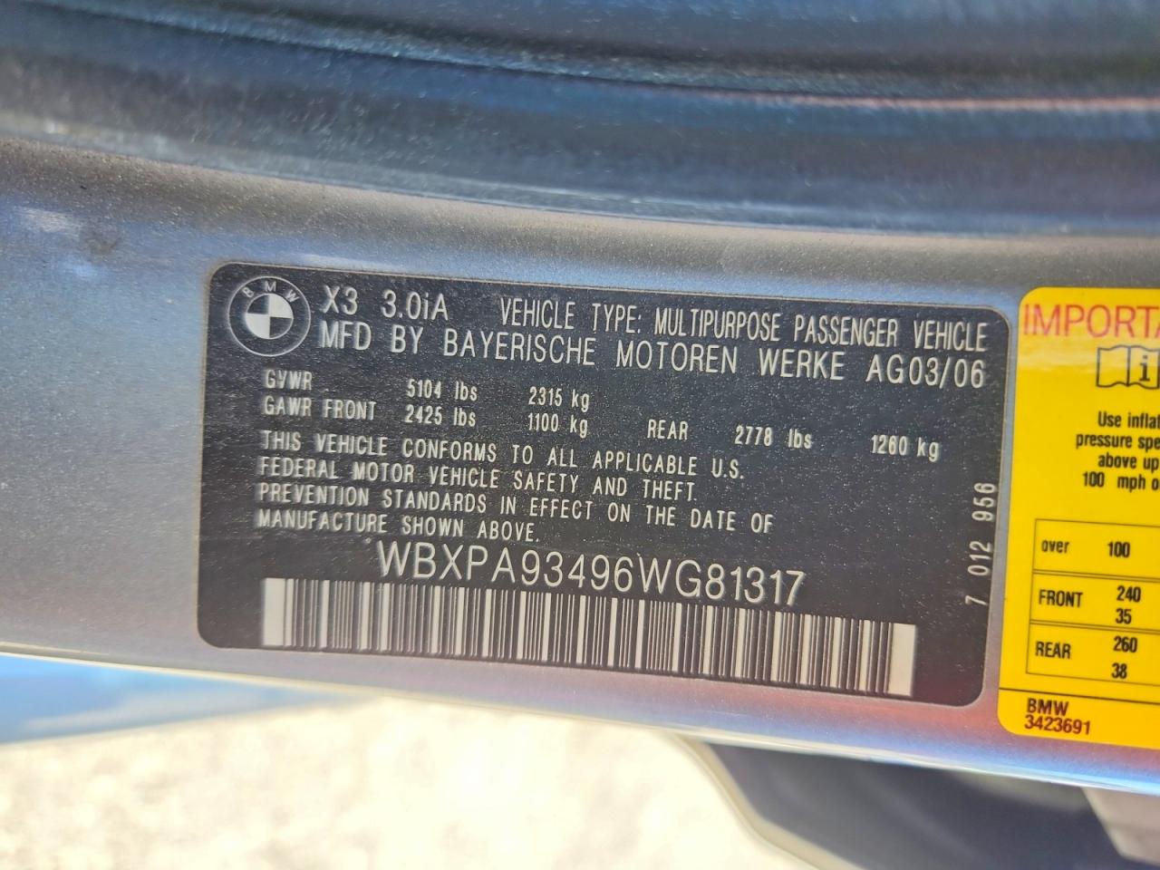 BMW X Series 3.0i