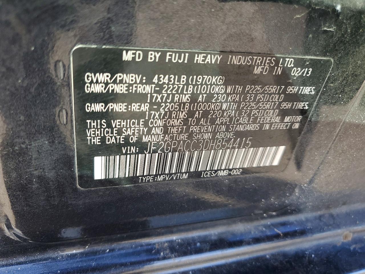 Subaru Xv 2.0 Premium