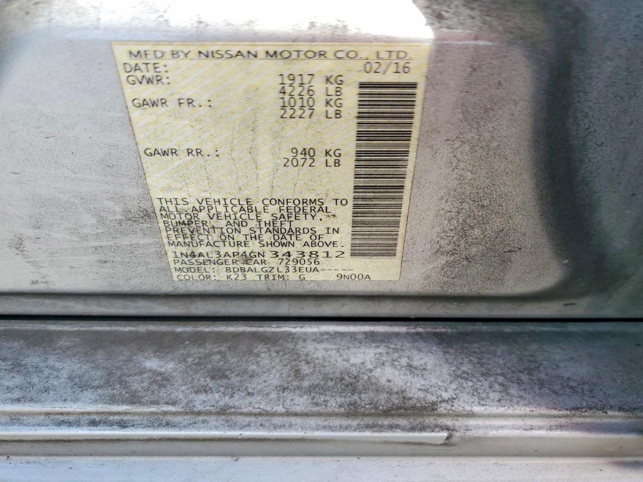 Nissan Altima 2.5 S