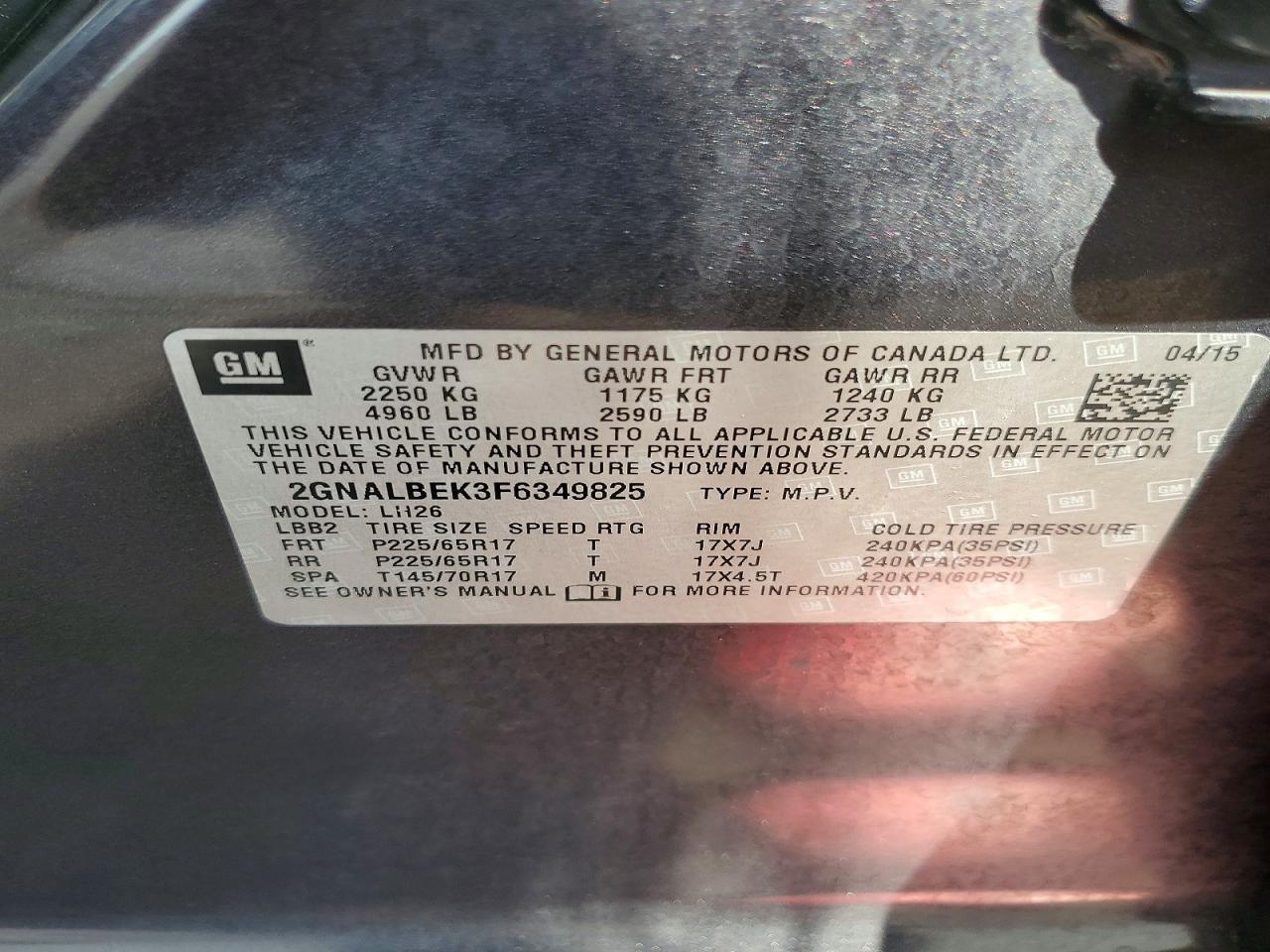Chevrolet Equinox Lt