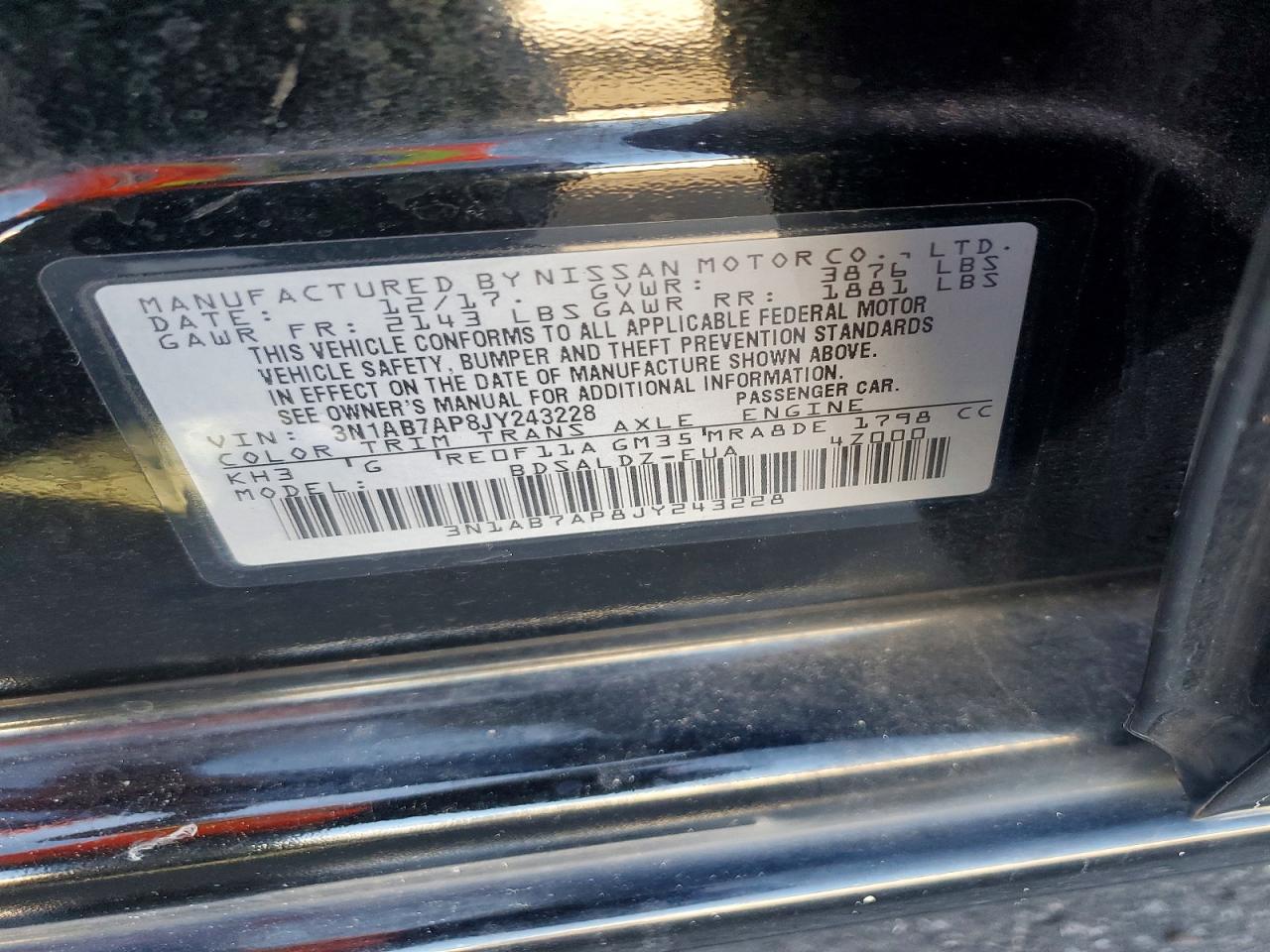 Nissan Sentra Sv
