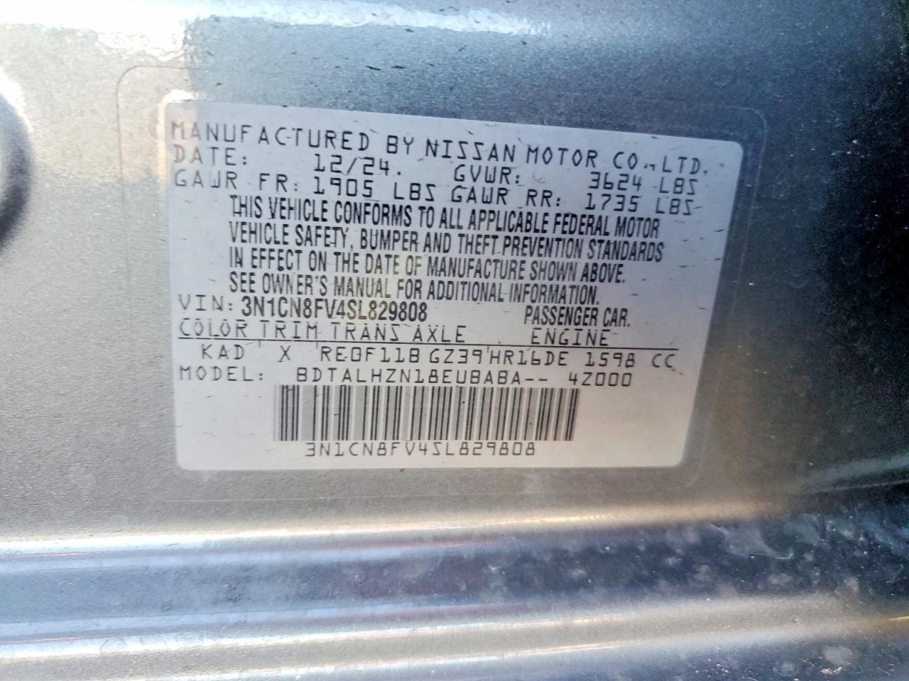 Nissan Versa Sr