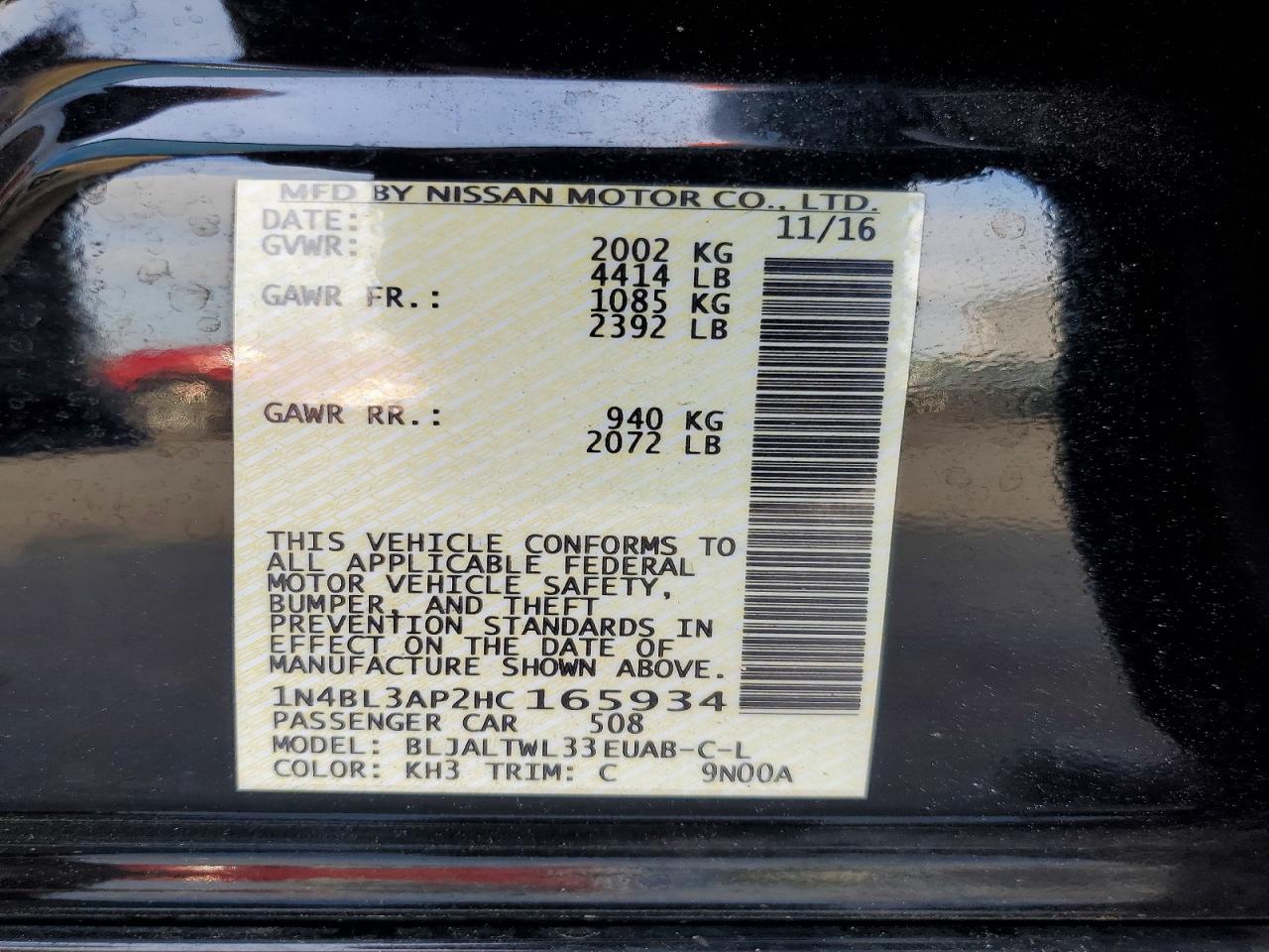 Nissan Altima 3.5 Sl