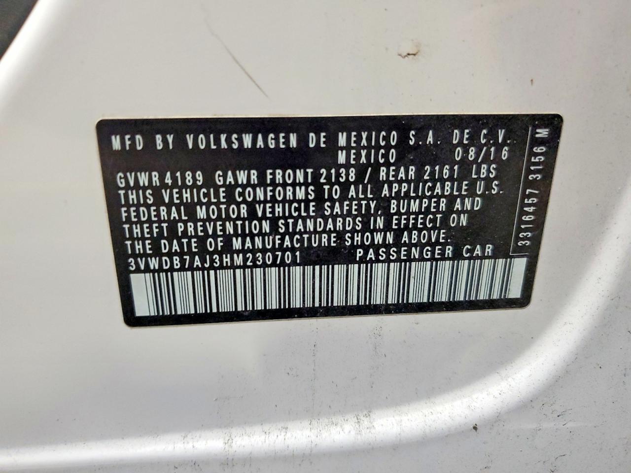 Volkswagen Jetta Se