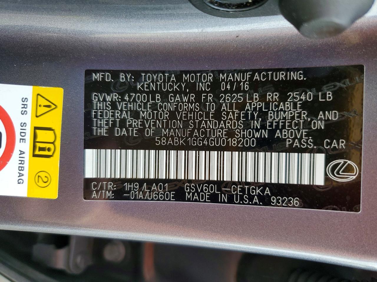 Lexus Es 350