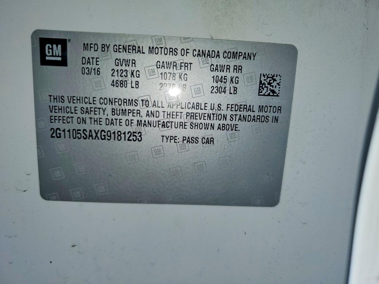 Chevrolet Impala Lt