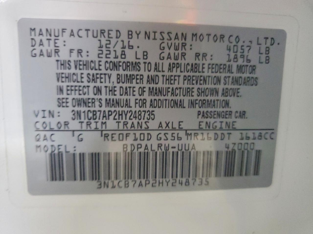 Nissan Sentra Sr Turbo