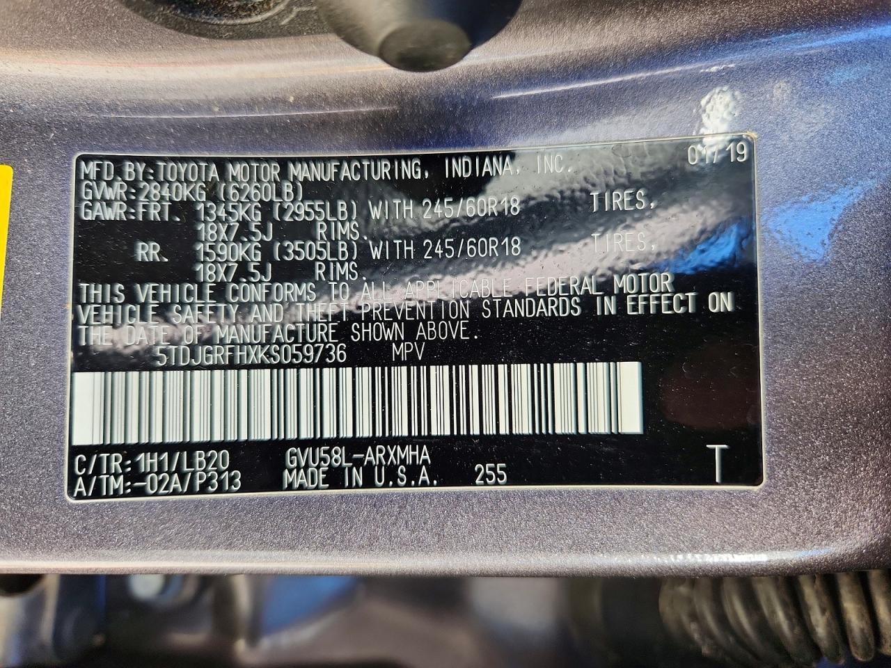 Toyota Highlander Xle