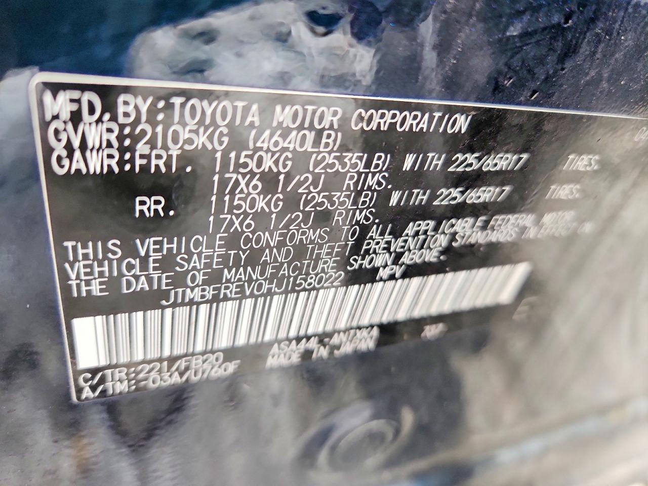 Toyota RAV4 Le