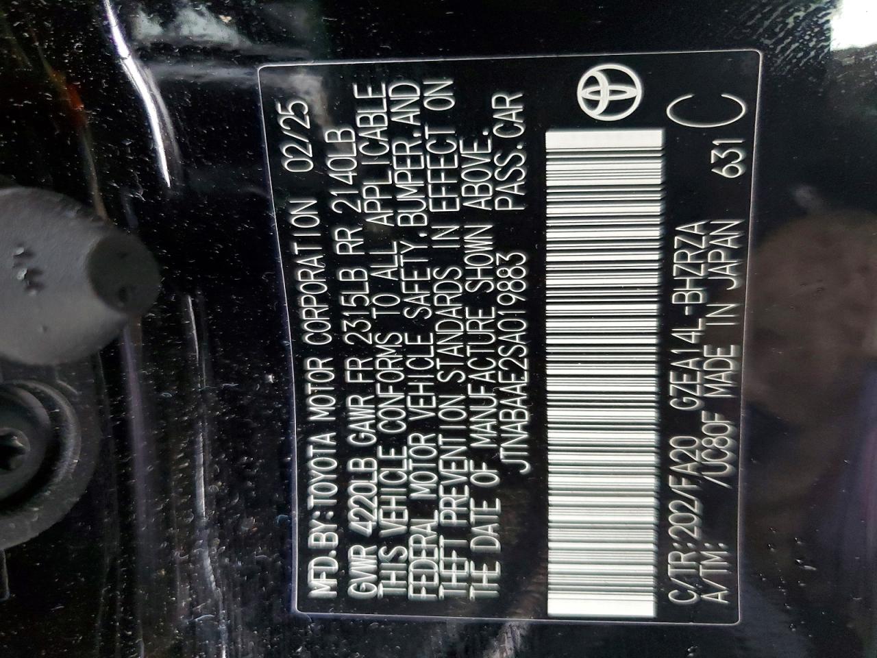 Toyota Gr Corolla Core