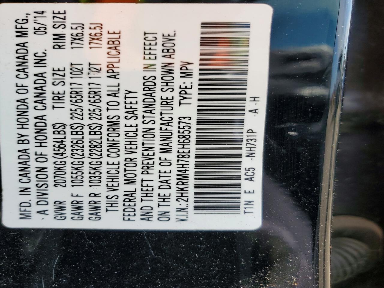Honda Crv Exl