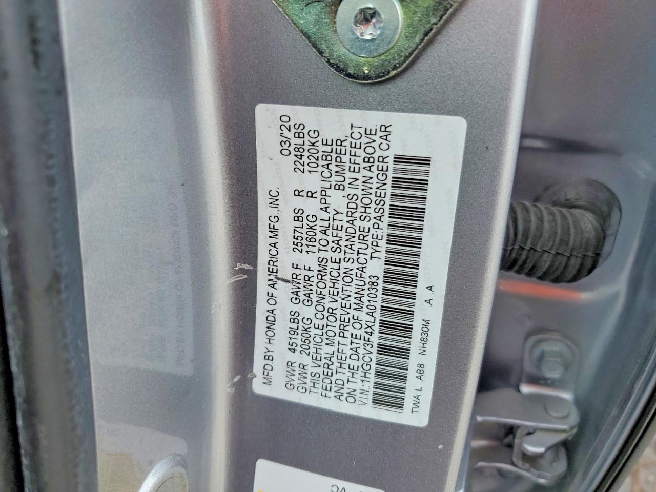 Honda Accord Hybrid Ex