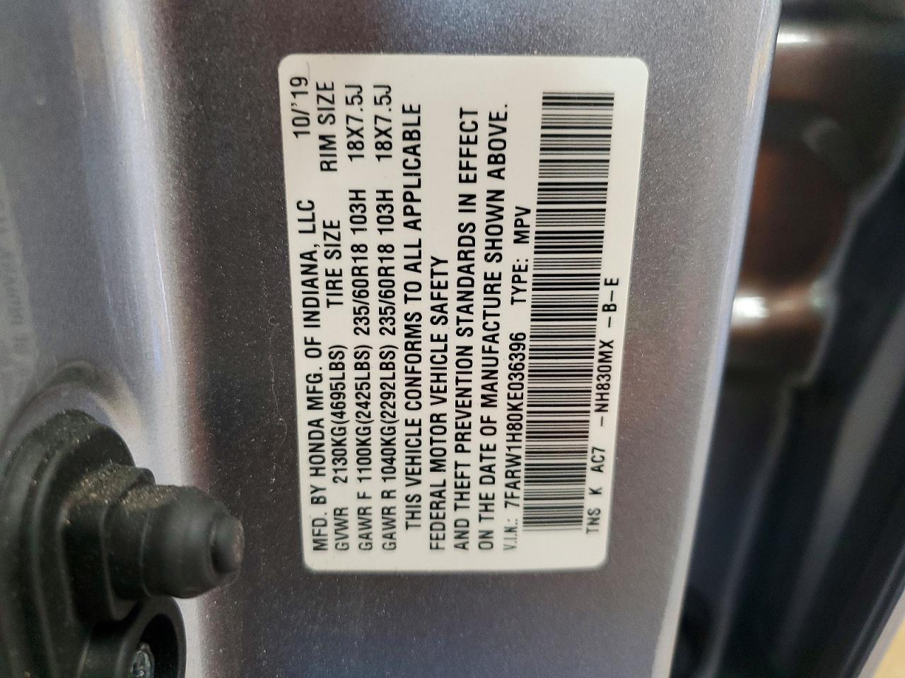 Honda Crv Exl