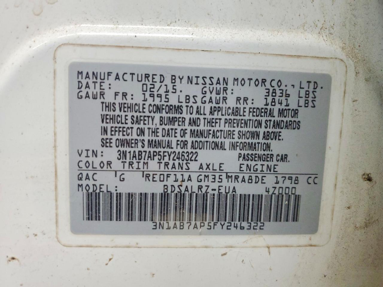 Nissan Sentra Sr