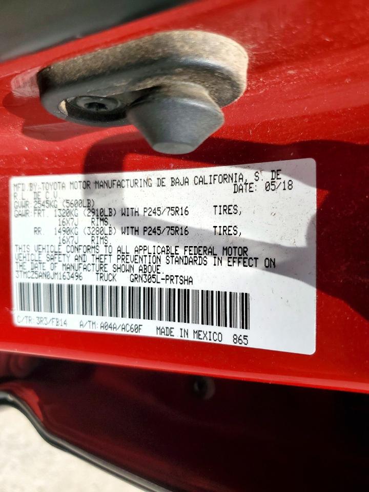 Toyota Tacoma Sr V6