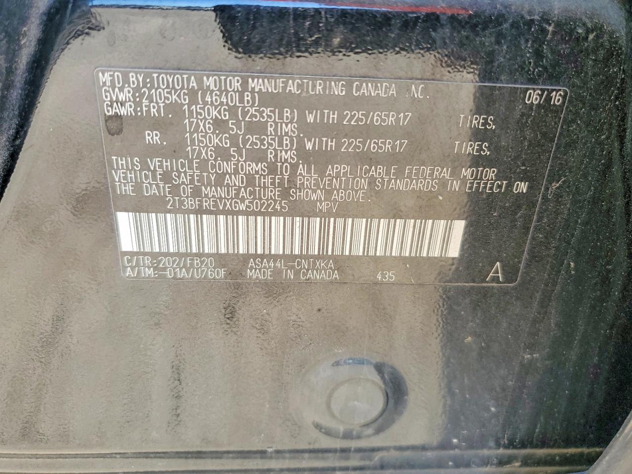 Toyota RAV4 Le