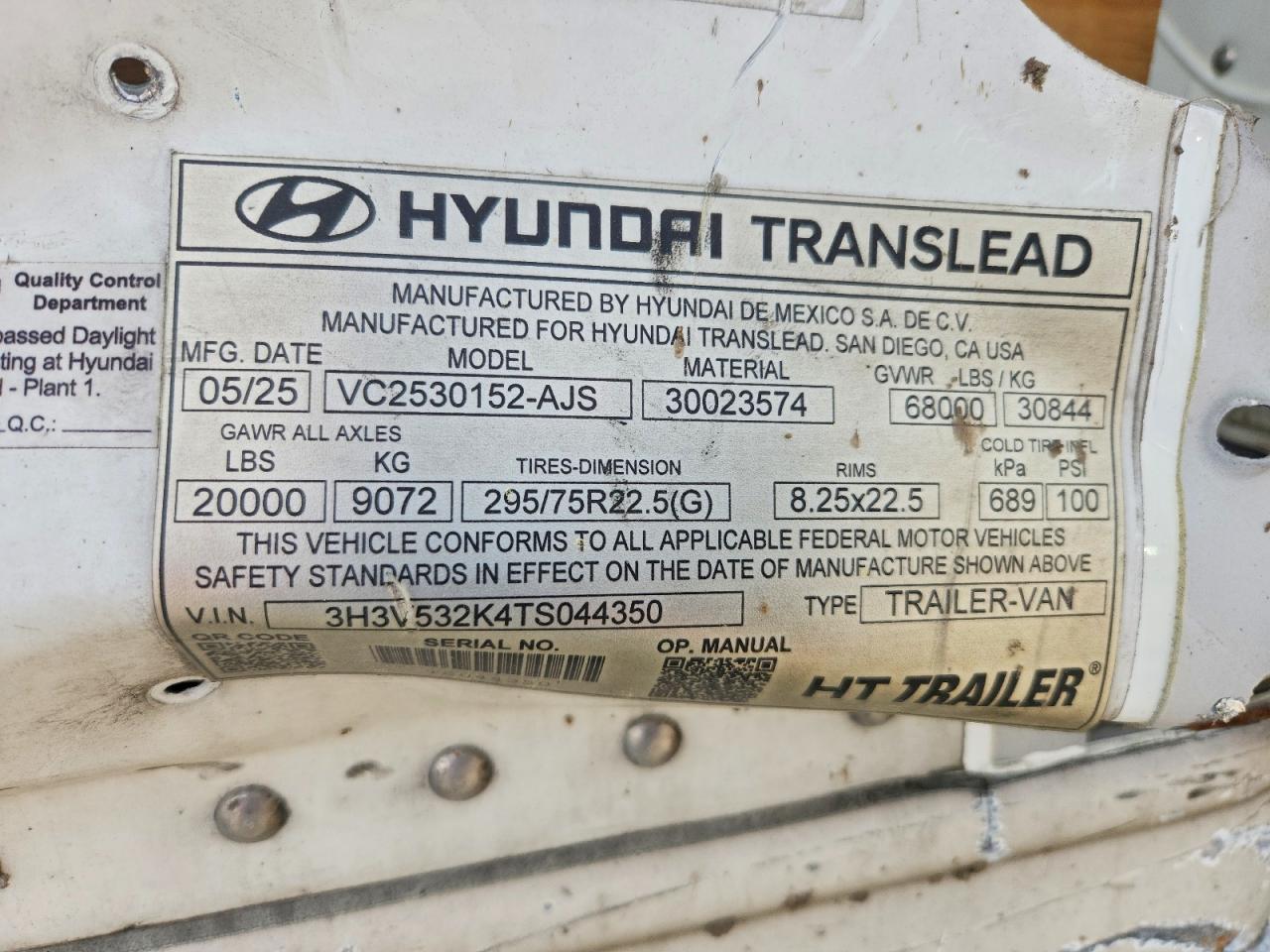 Hyundai Translead Inc Other