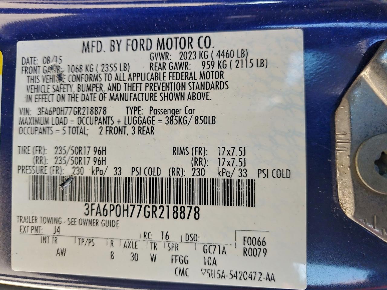 Ford Fusion Se