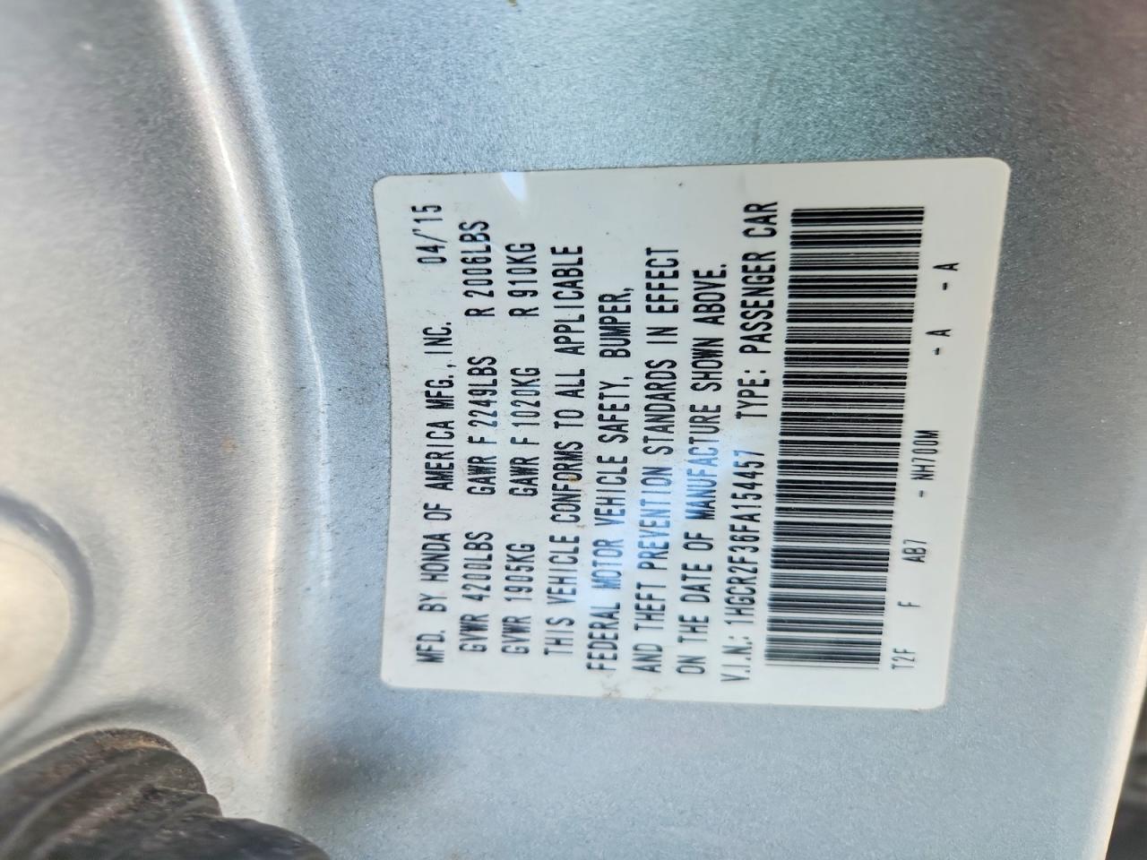 Honda Accord Lx