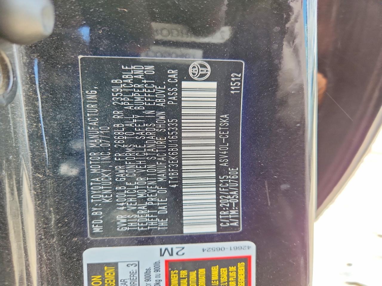 Toyota Camry Se
