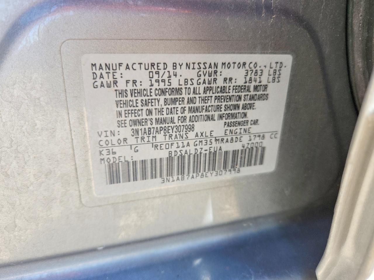 Nissan Sentra Sv