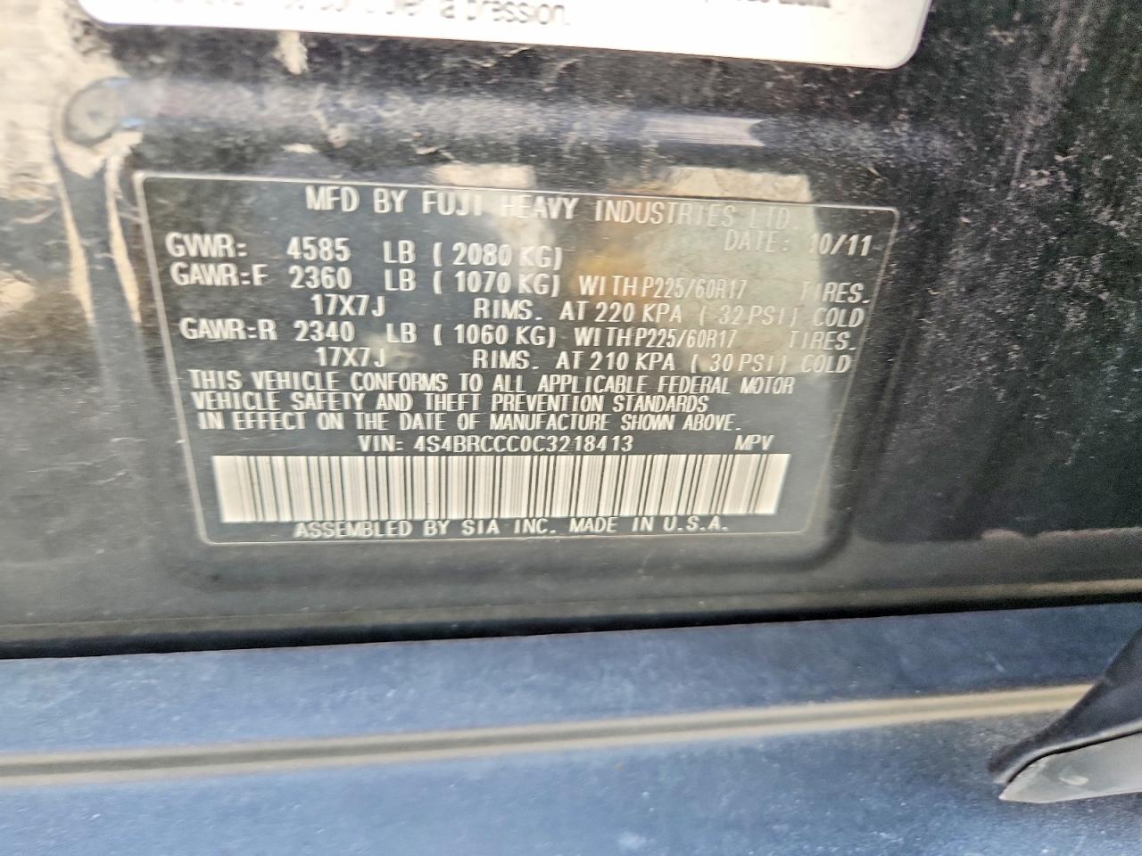 Subaru Outback 2.5i Premium