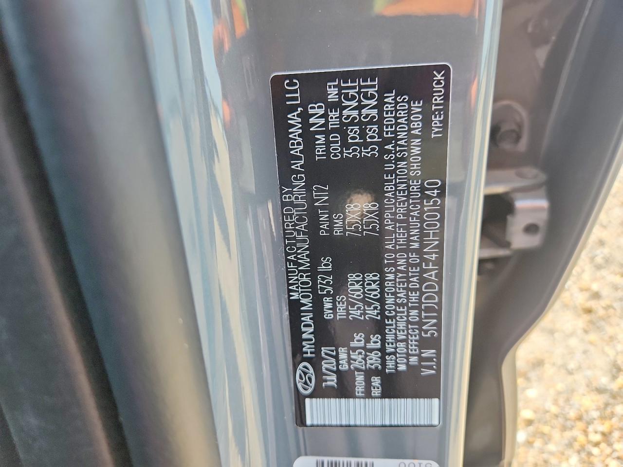 Hyundai SANTA CRUZ Sel Premium