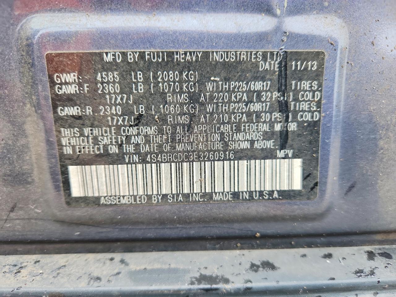 Subaru Outback 2.5i Premium