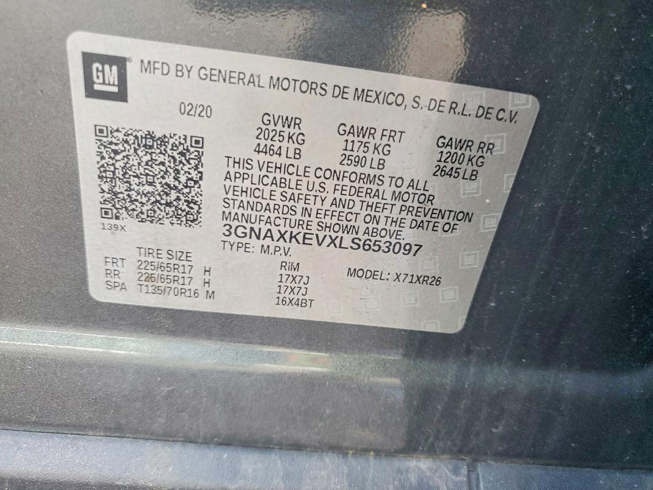 Chevrolet Equinox Lt