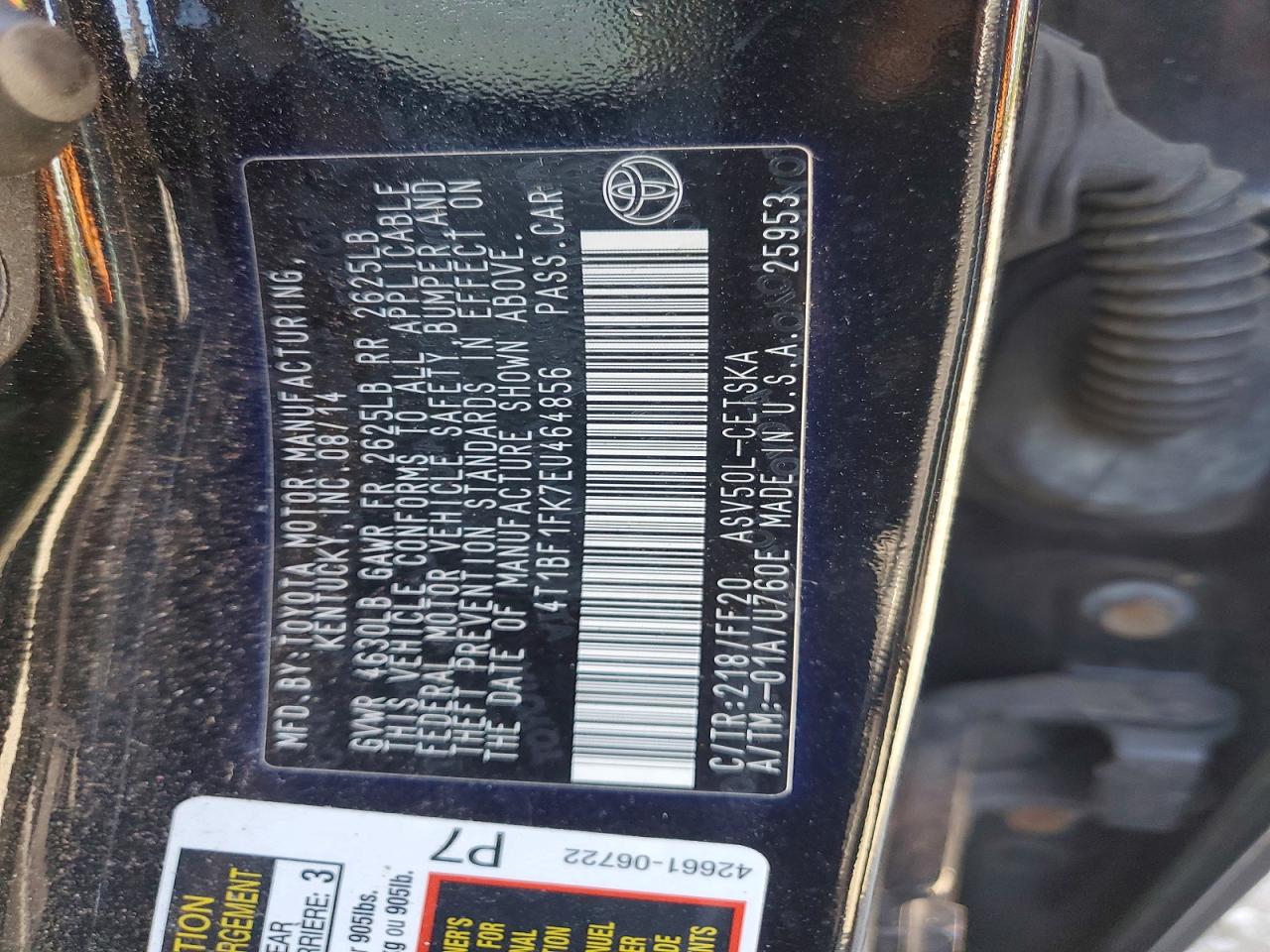 Toyota Camry Se
