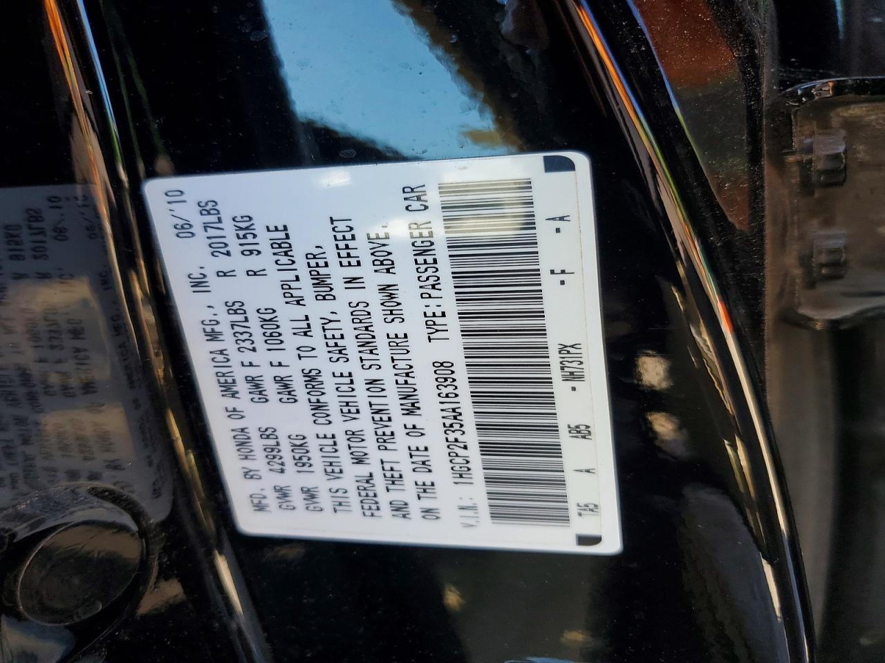 Honda Accord Lx