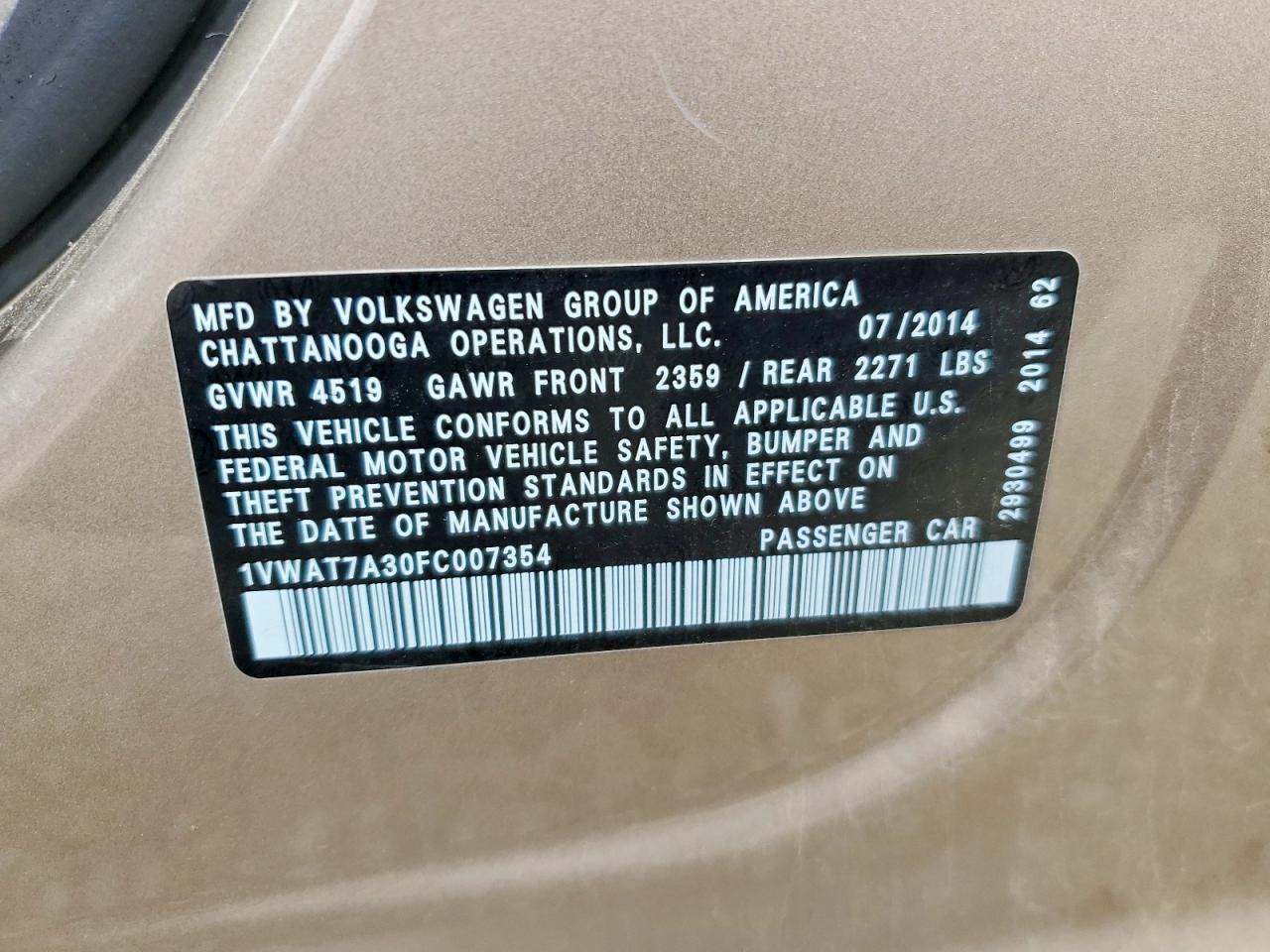 Volkswagen Passat S
