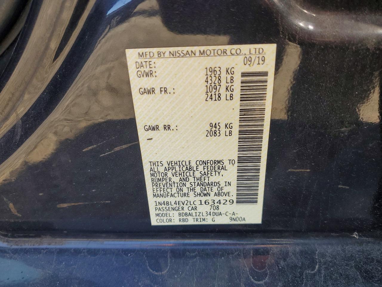 Nissan Altima 2.5 Sl