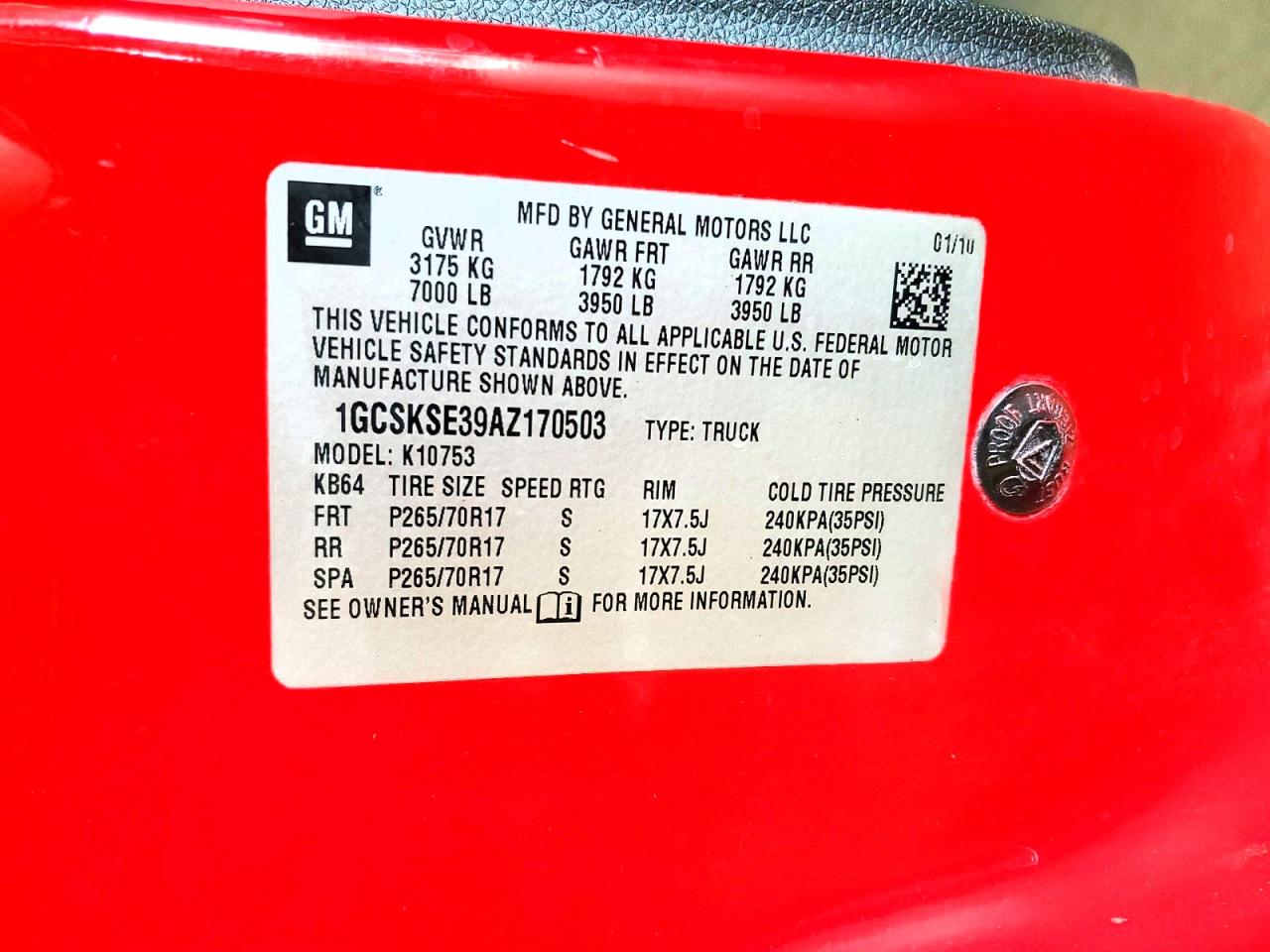 Chevrolet Silverado K1500 Lt