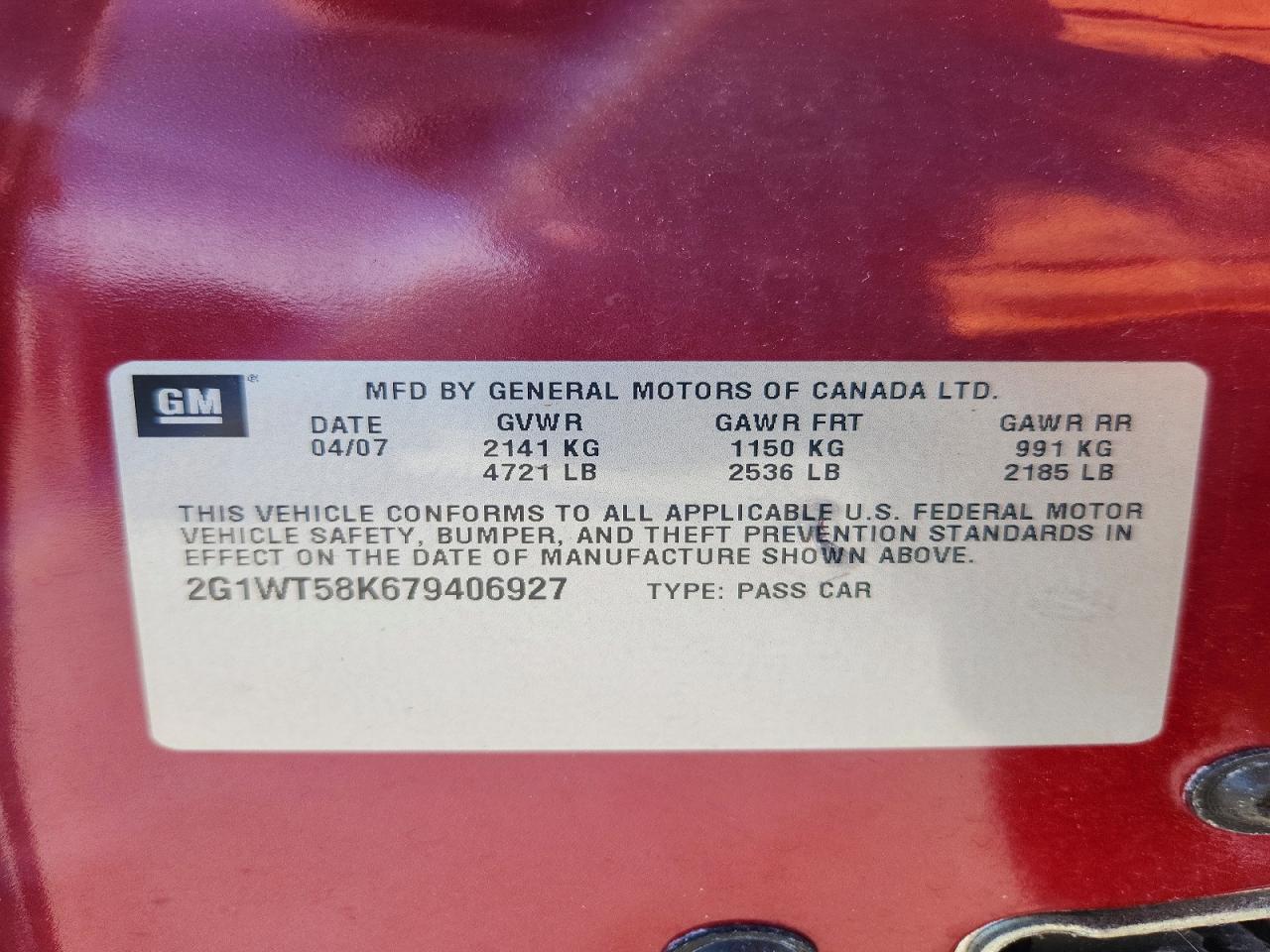 Chevrolet Impala Lt