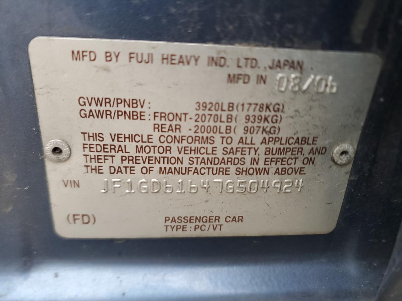 Subaru Impreza 2.5i