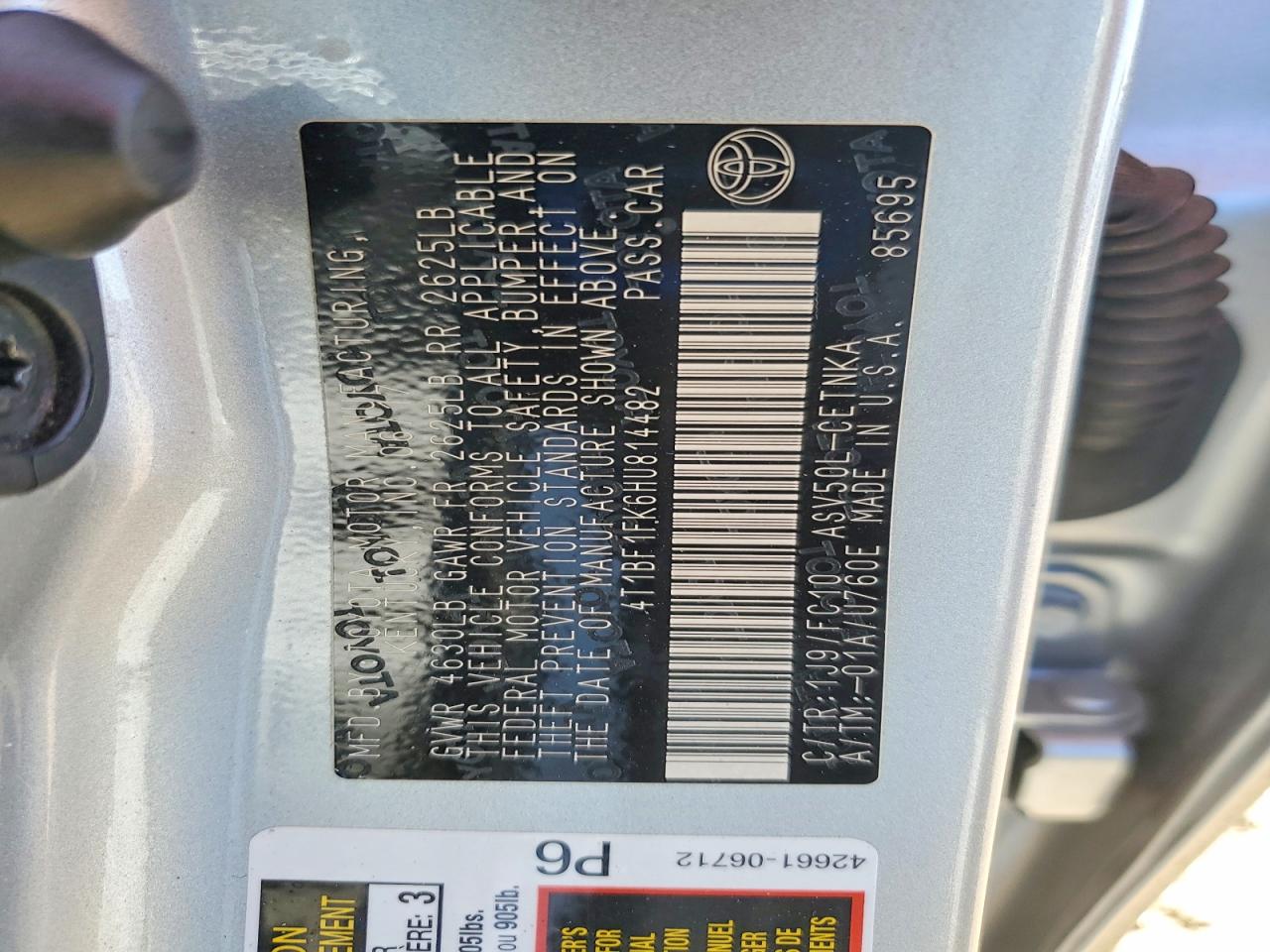 Toyota Camry Le