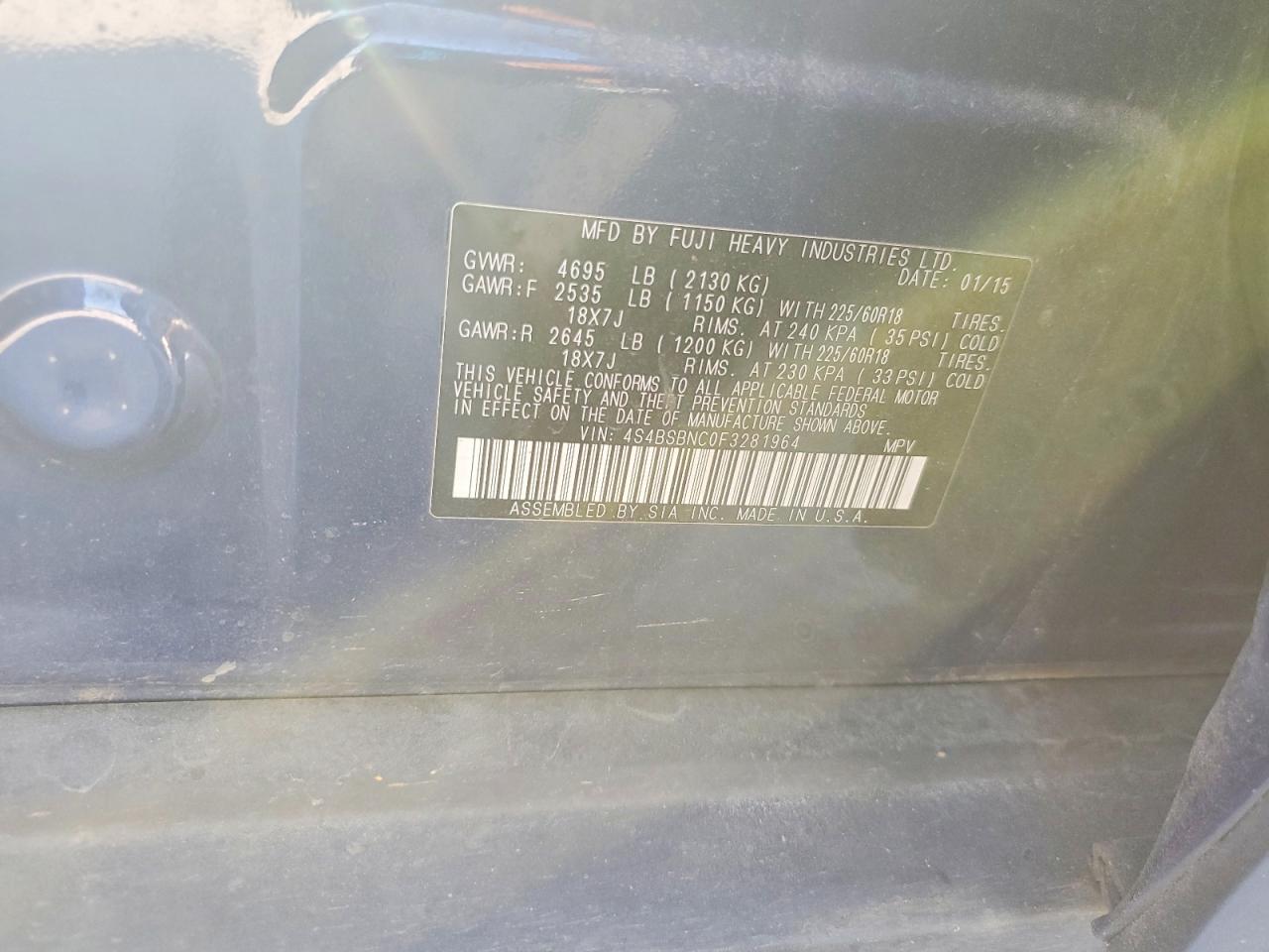 Subaru Outback 2.5i Limited