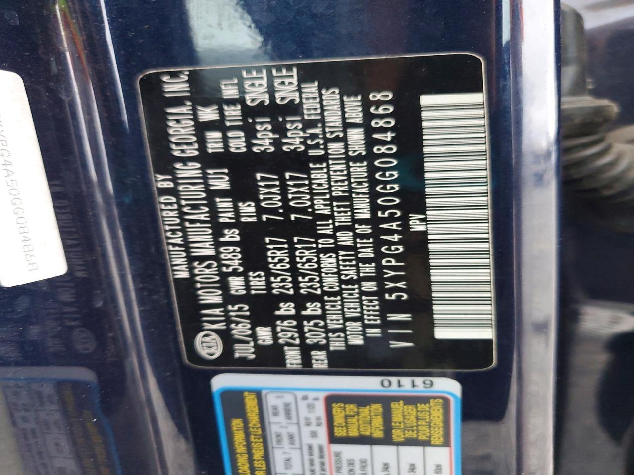 Kia Sorento Lx