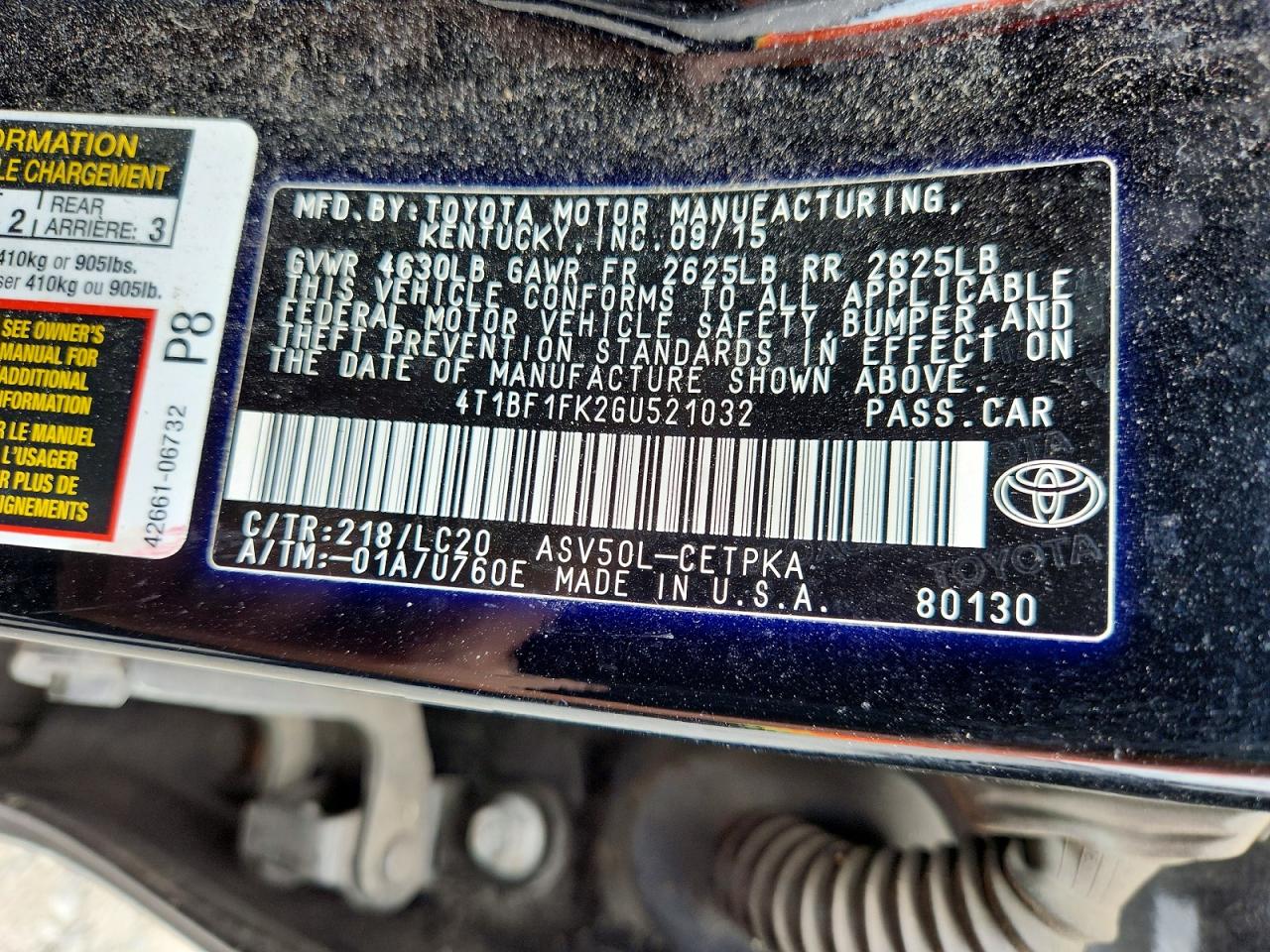 Toyota Camry Xse
