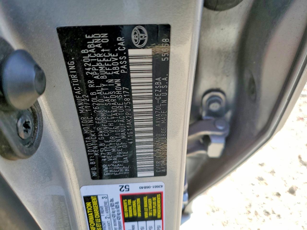 Toyota Camry Se