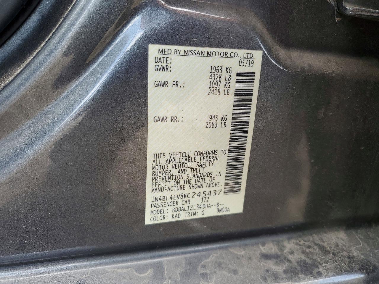Nissan Altima Sl