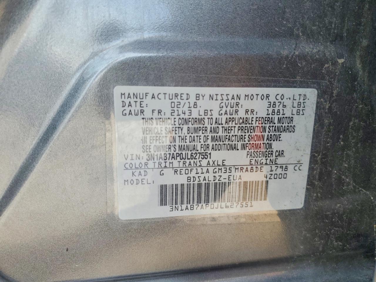 Nissan Sentra Sv