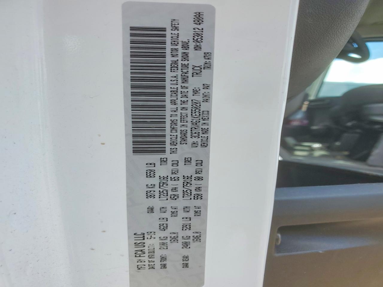 Ram Promaster 1500 Standard