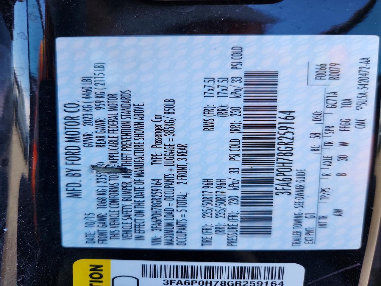 Ford Fusion Se