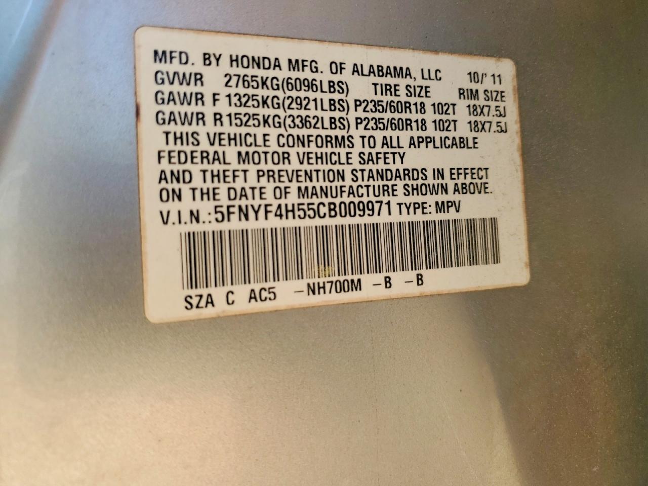 Honda Pilot Exl