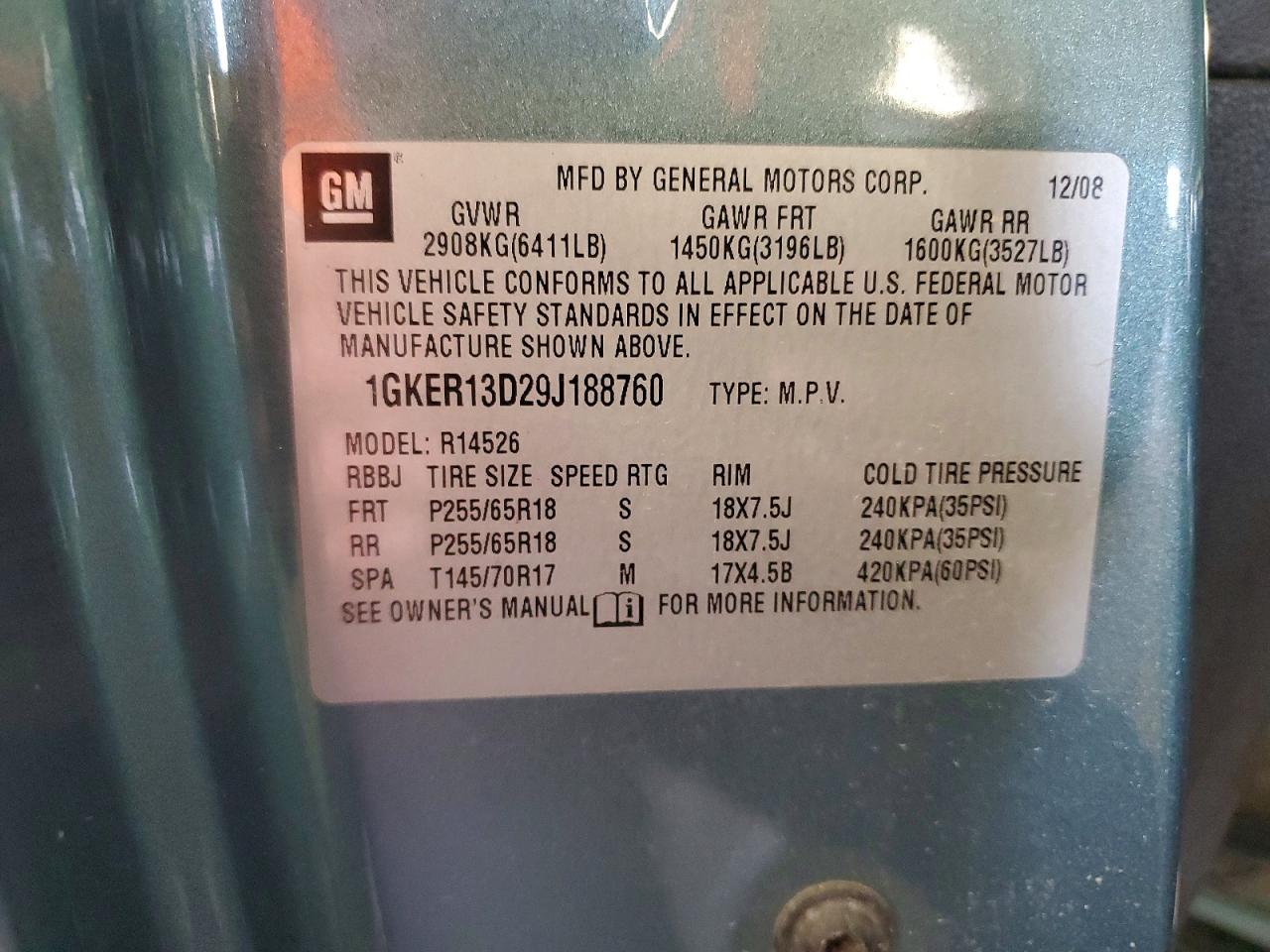 GMC Acadia Sle